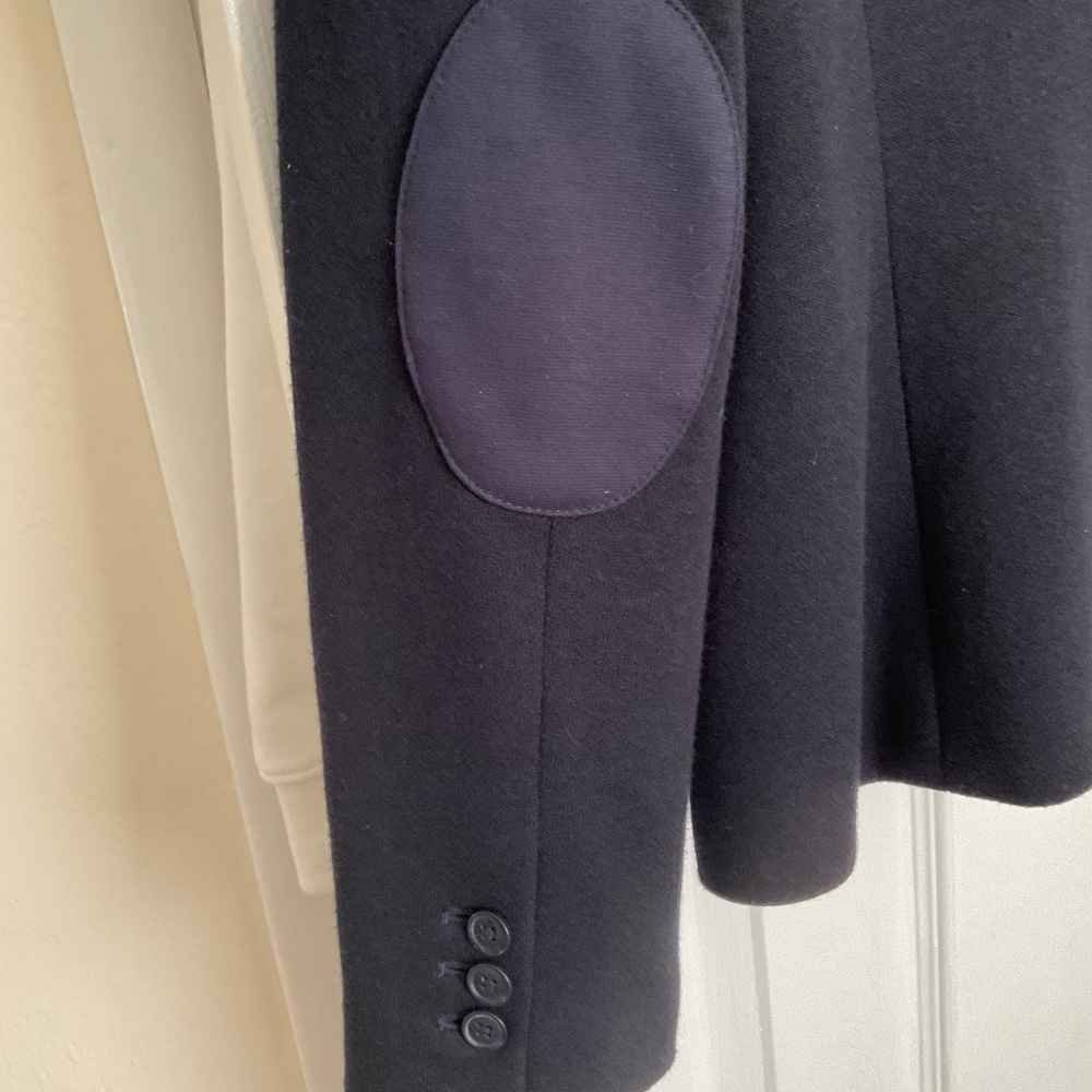 Tommy Hilfiger women jersey navy jacket size 12 - Picture 4 of 9